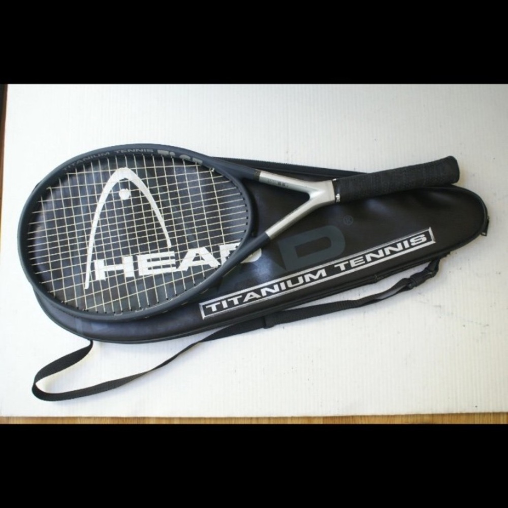 HEAD Ti S5 Titanium Xtralong Tennis Racket w/ Padded Case 4 3/8" Made in Austria